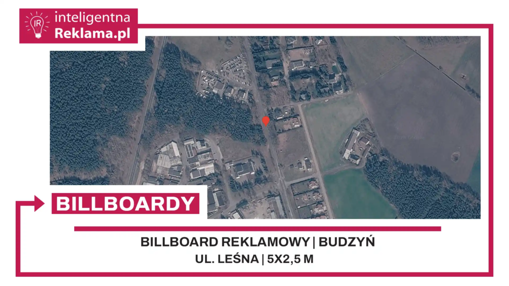 Lokalizacja reklamowa w Budzyń przy ul. Leśna - powierzchnia 12,5 m²