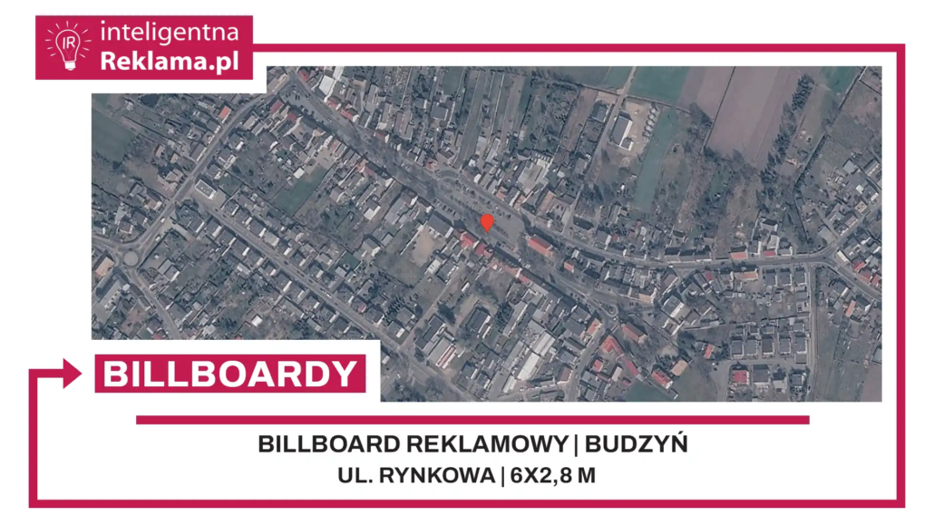 Lokalizacja reklamowa w Budzyń przy ul. Rynkowa - powierzchnia 16,8 m²