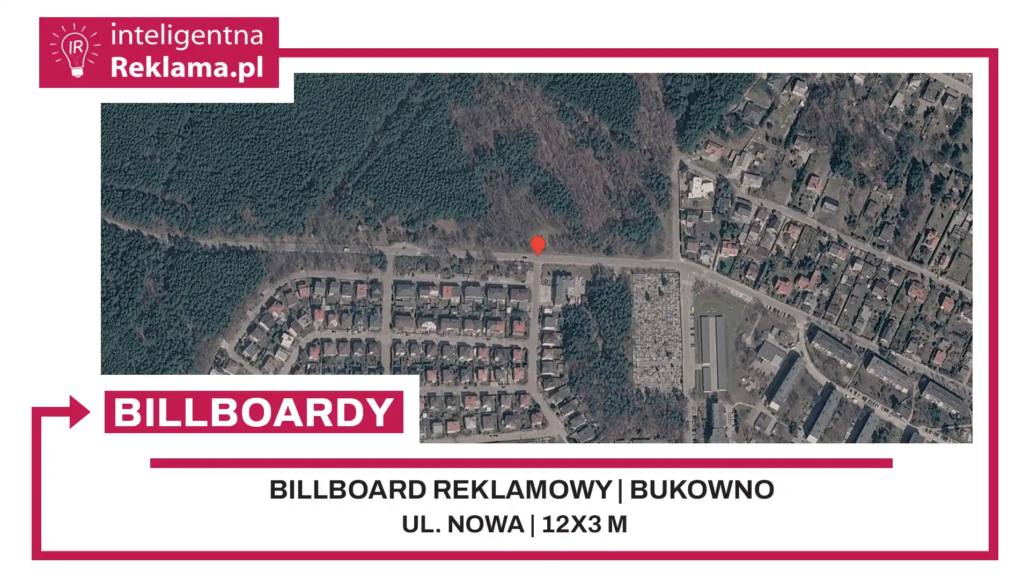 Lokalizacja reklamowa w Bukowno przy ul. Nowa - powierzchnia 36 m²
