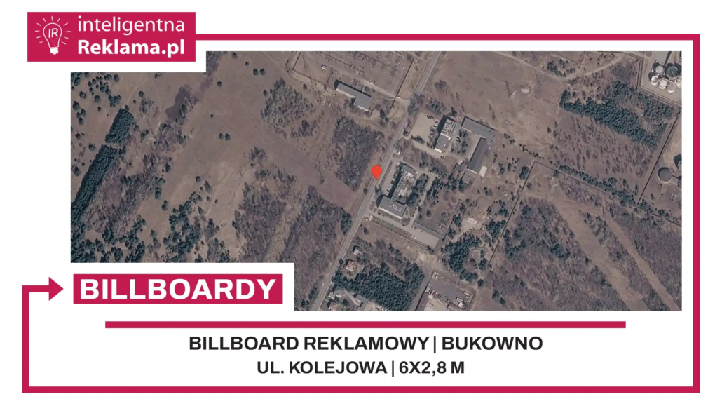 Lokalizacja reklamowa w Bukowno przy ul. ul. Kolejowa - powierzchnia 16,8 m²