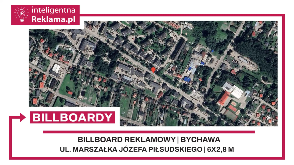 Lokalizacja reklamowa w Bychawa przy ul. ul. Marszałka Józefa Piłsudskiego - powierzchnia 16,8 m²