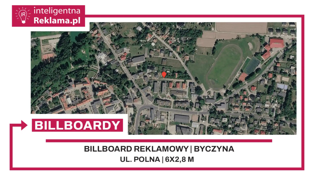 Lokalizacja reklamowa w Byczyna przy ul. Polna - powierzchnia 16,8 m²