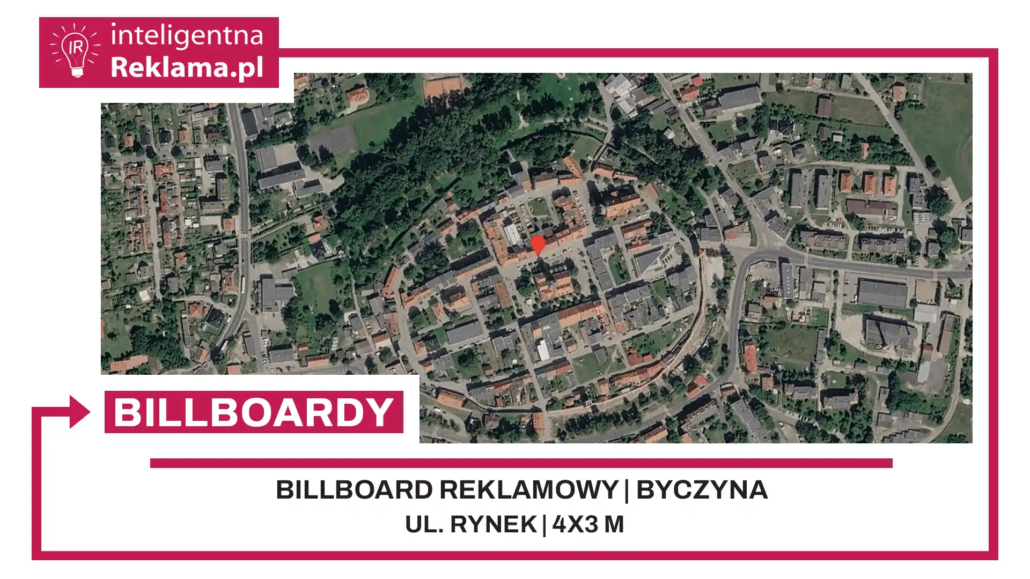 Lokalizacja reklamowa w Byczyna przy ul. Rynek - powierzchnia 12 m²