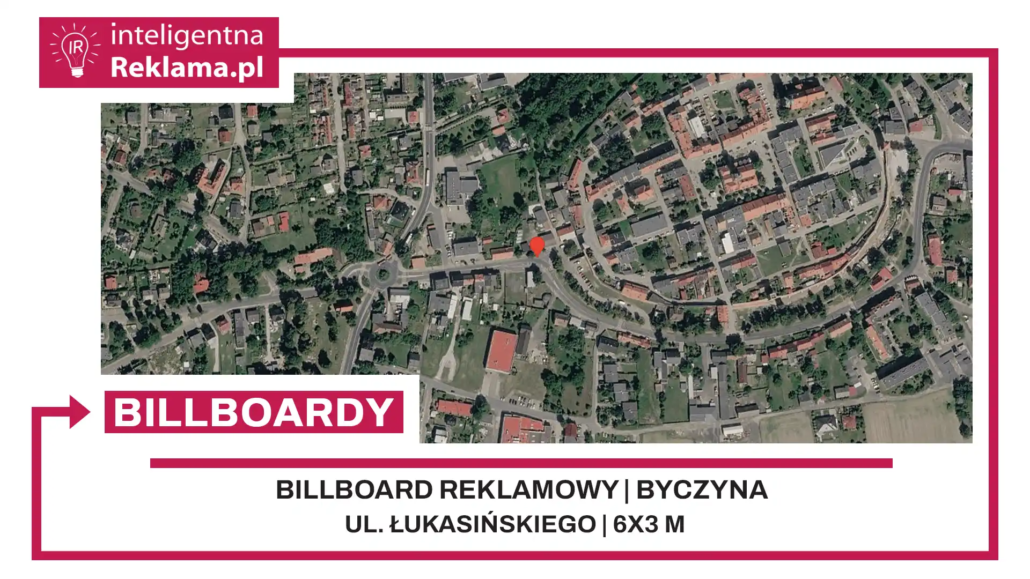 Lokalizacja reklamowa w Byczyna przy ul. Łukasińskiego - powierzchnia 18 m²