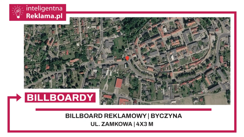 Lokalizacja reklamowa w Byczyna przy ul. ul. Zamkowa - powierzchnia 12 m²