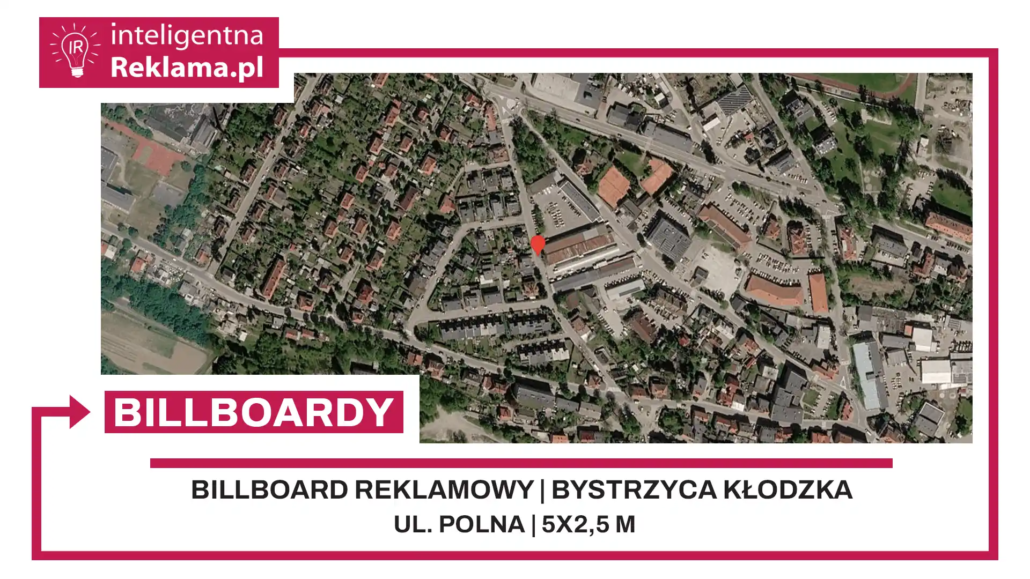 Lokalizacja reklamowa w Bystrzyca Kłodzka przy ul. Polna - powierzchnia 12,5 m²