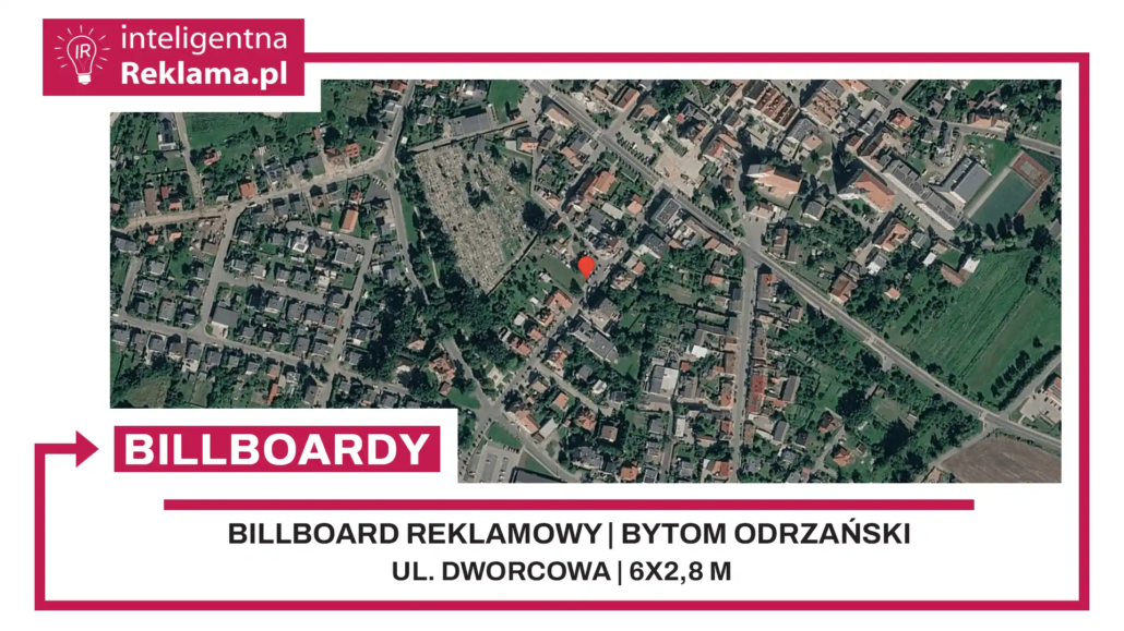 Lokalizacja reklamowa w Bytom Odrzański przy ul. ul. Dworcowa - powierzchnia 16,8 m²
