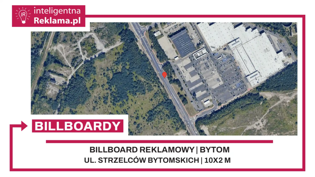 Lokalizacja reklamowa w Bytom przy ul. Strzelców Bytomskich - powierzchnia 20 m²