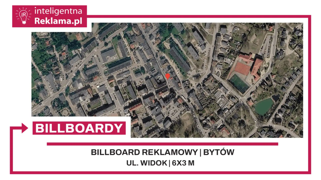 Lokalizacja reklamowa w Bytów przy ul. Widok - powierzchnia 18 m²