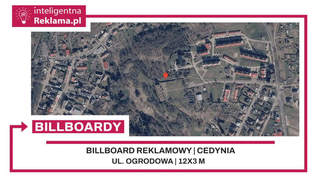 Lokalizacja reklamowa w Cedynia przy ul. Ogrodowa - powierzchnia 36 m²