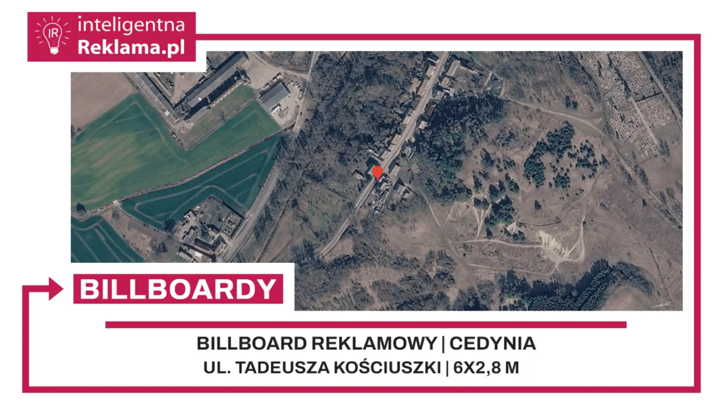 Lokalizacja reklamowa w Cedynia przy ul. Tadeusza Kościuszki - powierzchnia 16,8 m²
