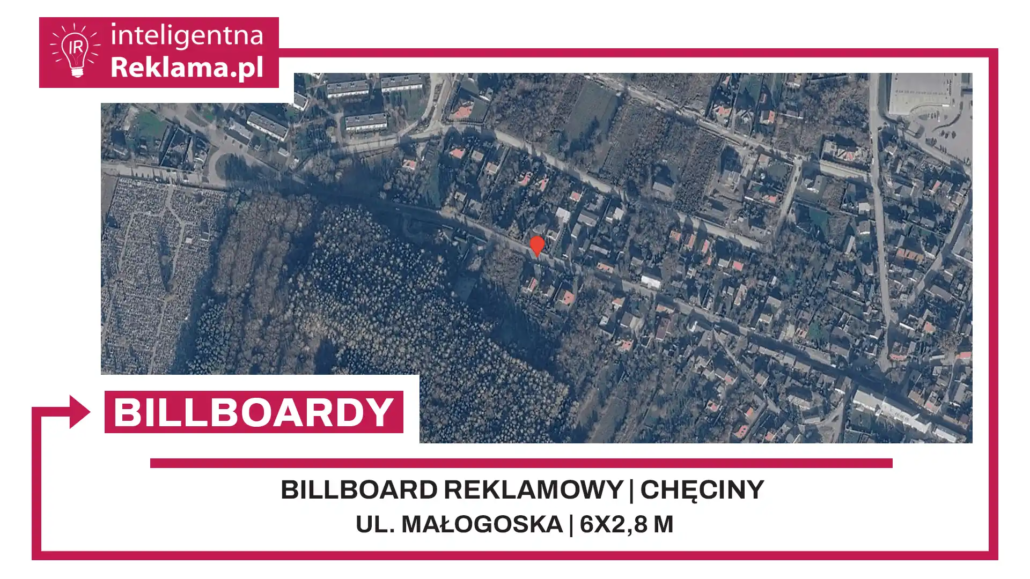 Lokalizacja reklamowa w Chęciny przy ul. Małogoska - powierzchnia 16,8 m²