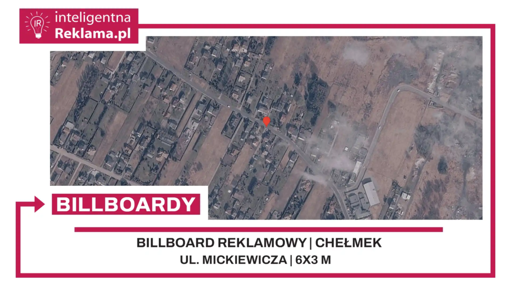 Lokalizacja reklamowa w Chełmek przy ul. Mickiewicza - powierzchnia 18 m²