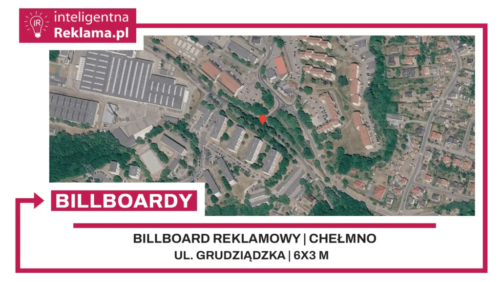 Lokalizacja reklamowa w Chełmno przy ul. Grudziądzka - powierzchnia 18 m²