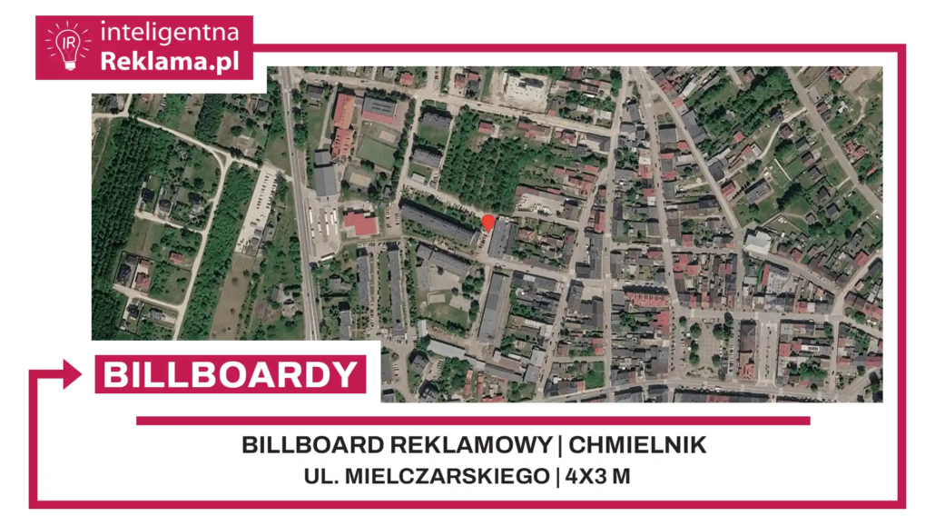Lokalizacja reklamowa w Chmielnik przy ul. Mielczarskiego - powierzchnia 12 m²