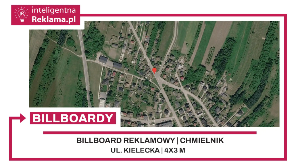 Lokalizacja reklamowa w Chmielnik przy ul. ul. Kielecka - powierzchnia 12 m²
