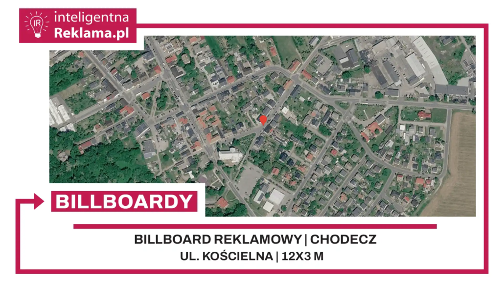 Lokalizacja reklamowa w Chodecz przy ul. Kościelna - powierzchnia 36 m²