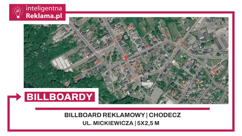 Lokalizacja reklamowa w Chodecz przy ul. Mickiewicza - powierzchnia 12,5 m²