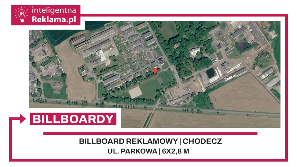 Lokalizacja reklamowa w Chodecz przy ul. Parkowa - powierzchnia 16,8 m²