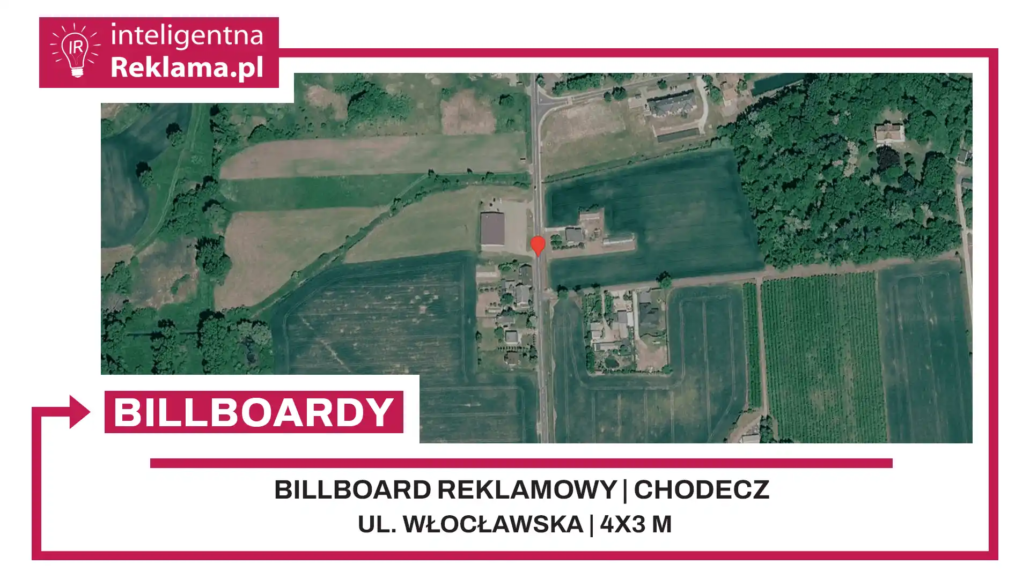 Lokalizacja reklamowa w Chodecz przy ul. Włocławska - powierzchnia 12 m²