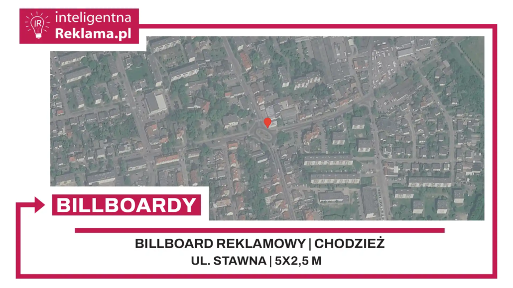 Lokalizacja reklamowa w Chodzież przy ul. Stawna - powierzchnia 12,5 m²