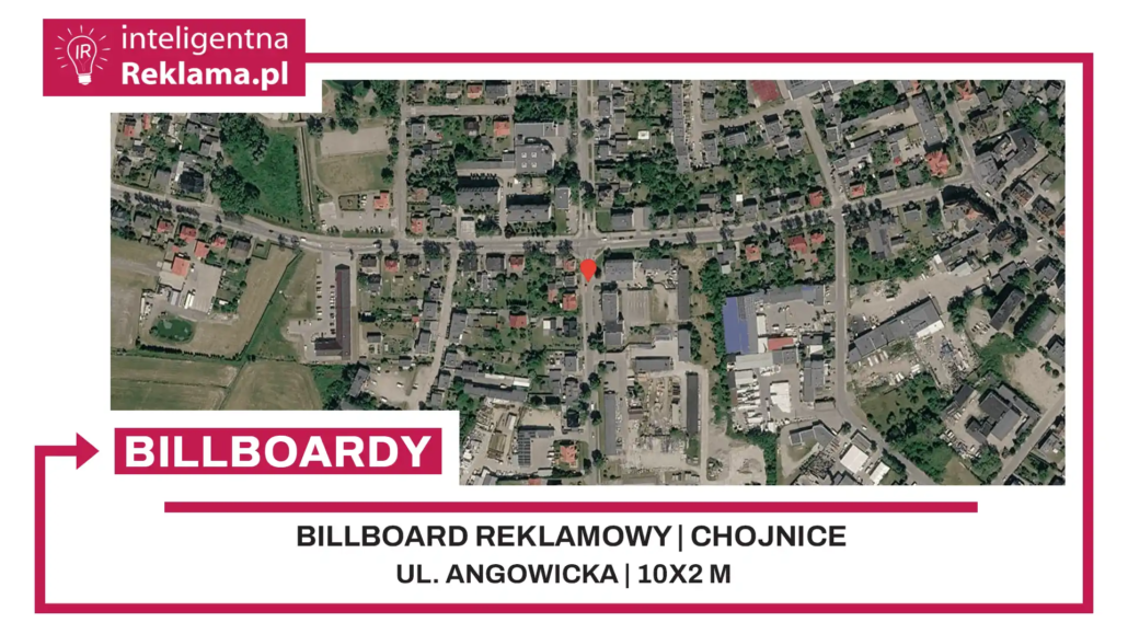 Lokalizacja reklamowa w Chojnice przy ul. Angowicka - powierzchnia 20 m²