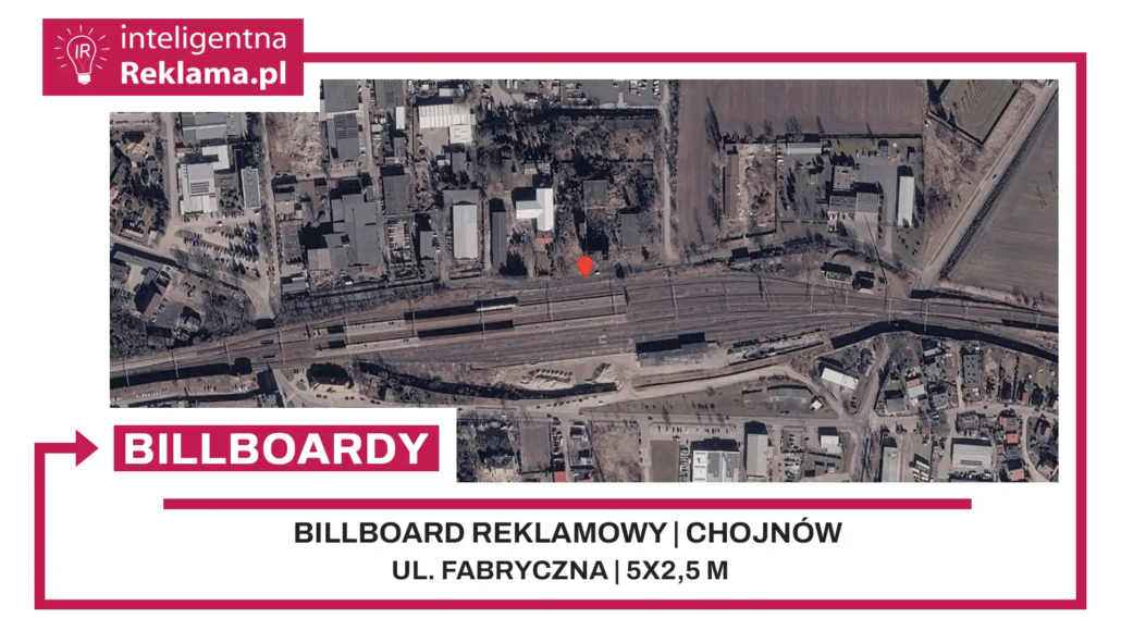 Lokalizacja reklamowa w Chojnów przy ul. Fabryczna - powierzchnia 12,5 m²