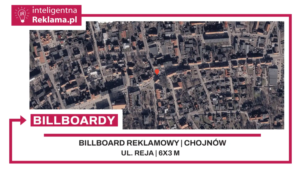 Lokalizacja reklamowa w Chojnów przy ul. Reja - powierzchnia 18 m²