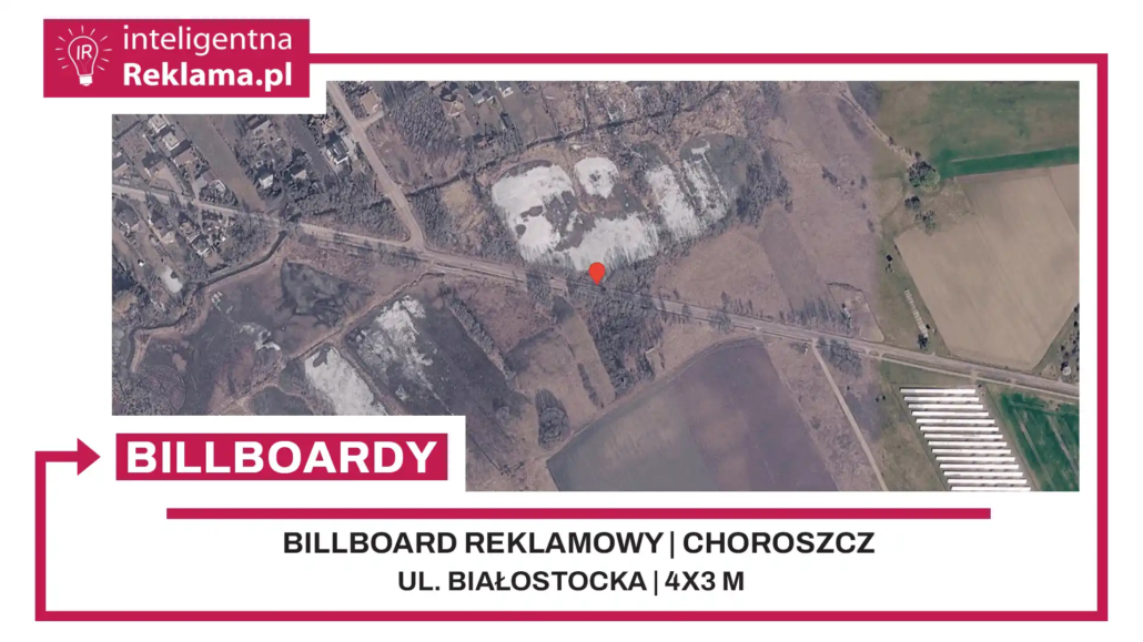 Lokalizacja reklamowa w Choroszcz przy ul. Białostocka - powierzchnia 12 m²