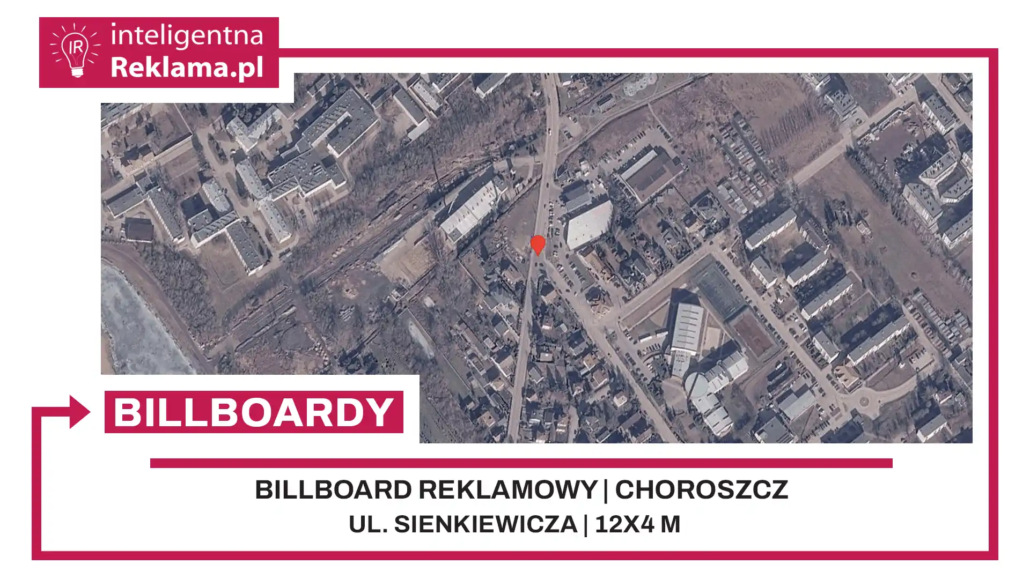 Lokalizacja reklamowa w Choroszcz przy ul. Sienkiewicza - powierzchnia 48 m²