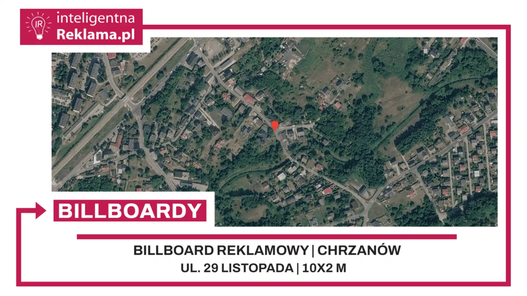 Lokalizacja reklamowa w Chrzanów przy ul. ul. 29 Listopada - powierzchnia 20 m²