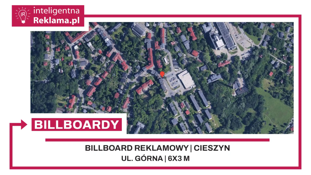 Lokalizacja reklamowa w Cieszyn przy ul. Górna - powierzchnia 18 m²