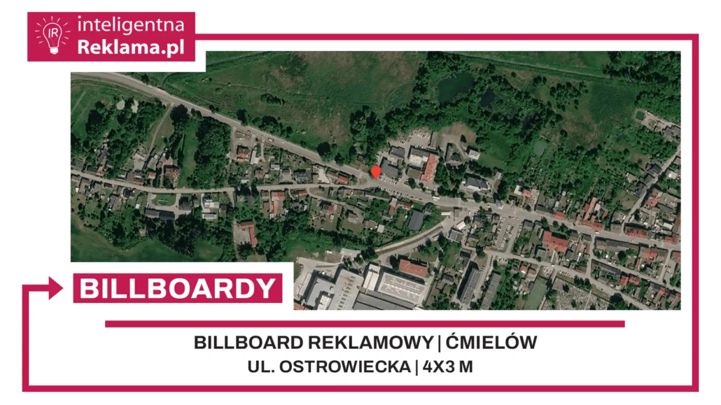 Lokalizacja reklamowa w Ćmielów przy ul. ul. Ostrowiecka - powierzchnia 12 m²