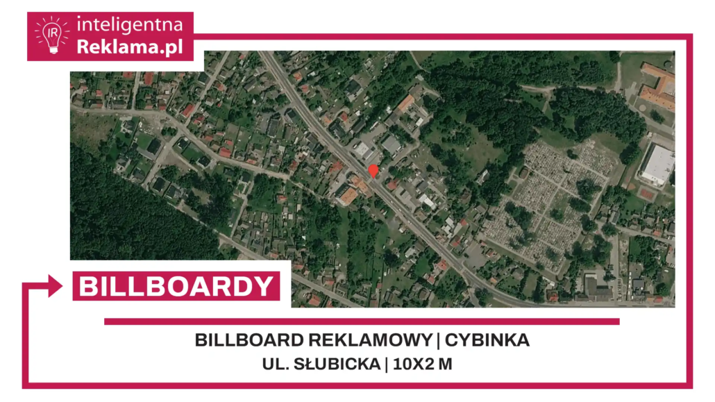 Lokalizacja reklamowa w Cybinka przy ul. ul. Słubicka - powierzchnia 20 m²