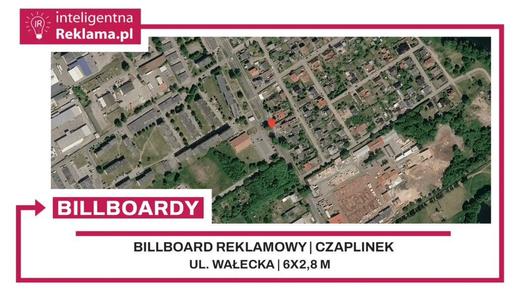 Lokalizacja reklamowa w Czaplinek przy ul. Wałecka - powierzchnia 16,8 m²