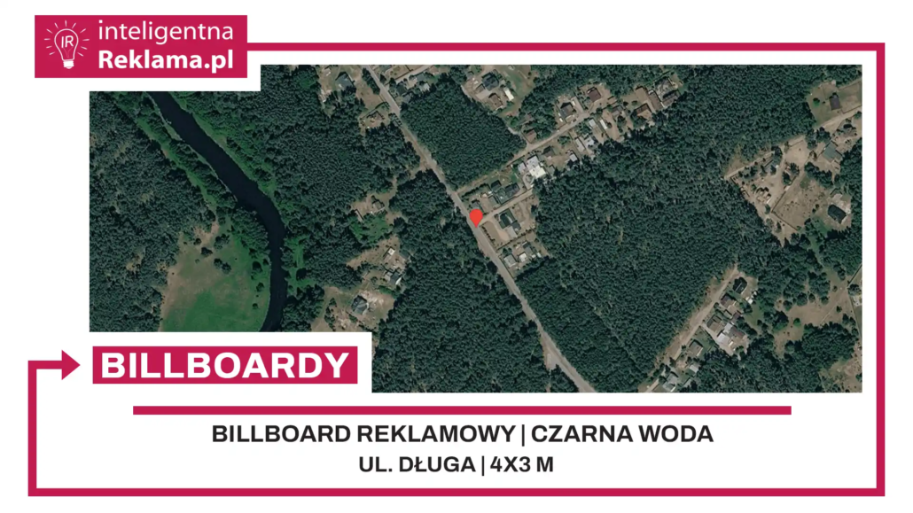 Lokalizacja reklamowa w Czarna Woda przy ul. Długa - powierzchnia 12 m²