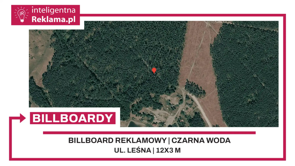 Lokalizacja reklamowa w Czarna Woda przy ul. Leśna - powierzchnia 36 m²
