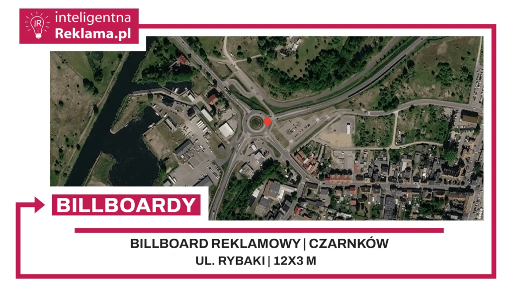 Lokalizacja reklamowa w Czarnków przy ul. Rybaki - powierzchnia 36 m²