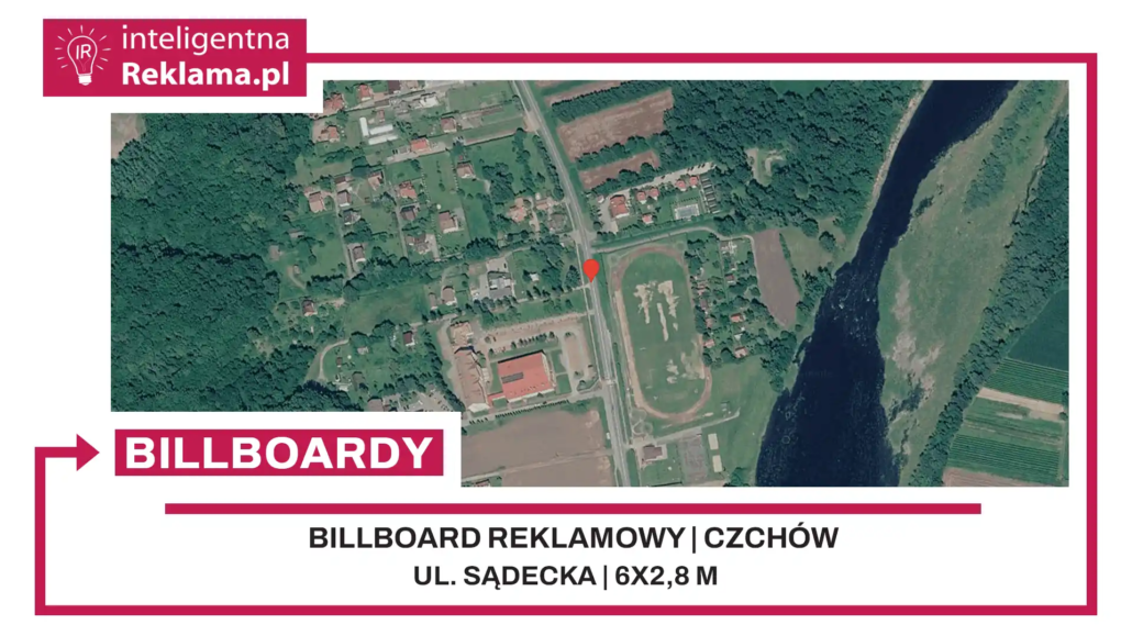 Lokalizacja reklamowa w Czchów przy ul. Sądecka - powierzchnia 16,8 m²