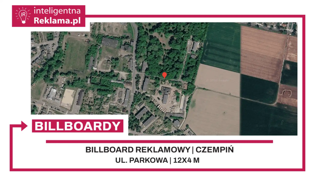 Lokalizacja reklamowa w Czempiń przy ul. Parkowa - powierzchnia 48 m²