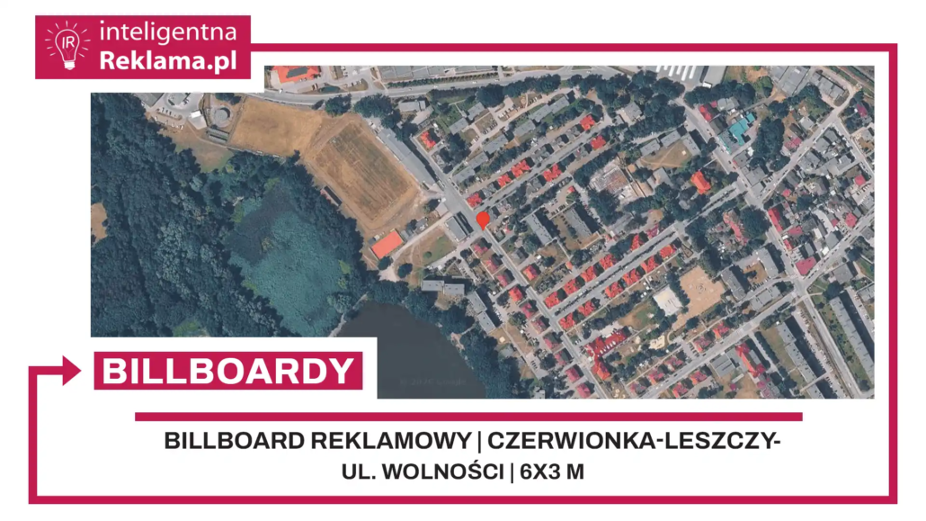 Lokalizacja reklamowa w Czerwionka-Leszczyny przy ul. ul. Wolności - powierzchnia 18 m²