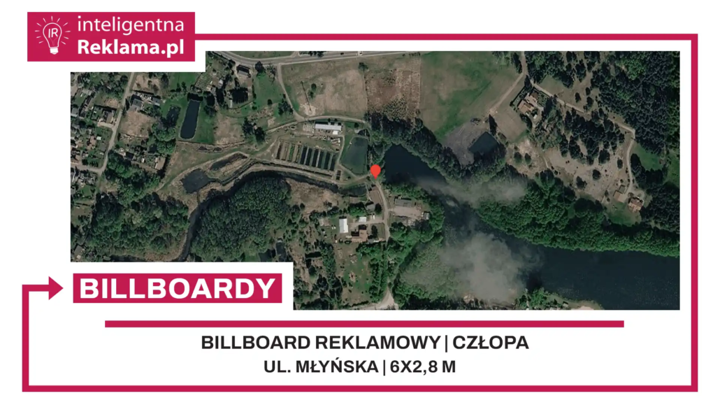 Lokalizacja reklamowa w Człopa przy ul. Młyńska - powierzchnia 16,8 m²