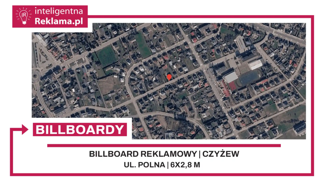Lokalizacja reklamowa w Czyżew przy ul. Polna - powierzchnia 16,8 m²