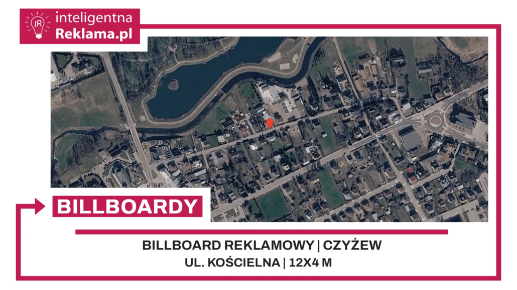 Lokalizacja reklamowa w Czyżew przy ul. ul. Kościelna - powierzchnia 48 m²