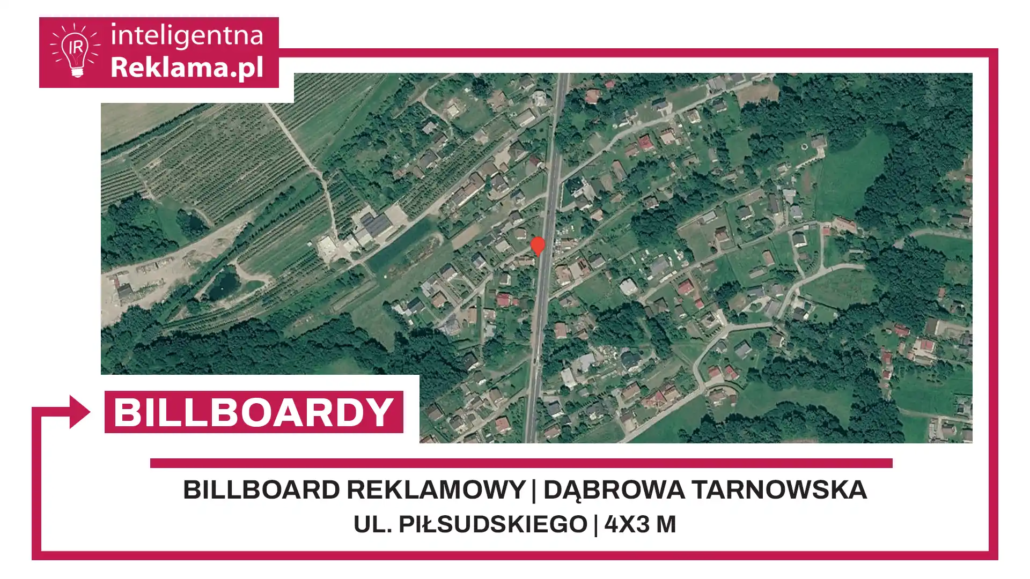 Lokalizacja reklamowa w Dąbrowa Tarnowska przy ul. ul. Piłsudskiego - powierzchnia 12 m²