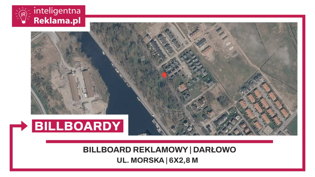 Lokalizacja reklamowa w Darłowo przy ul. Morska - powierzchnia 16,8 m²