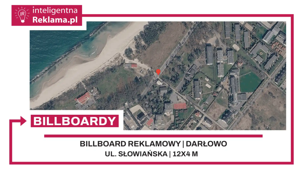 Lokalizacja reklamowa w Darłowo przy ul. Słowiańska - powierzchnia 48 m²
