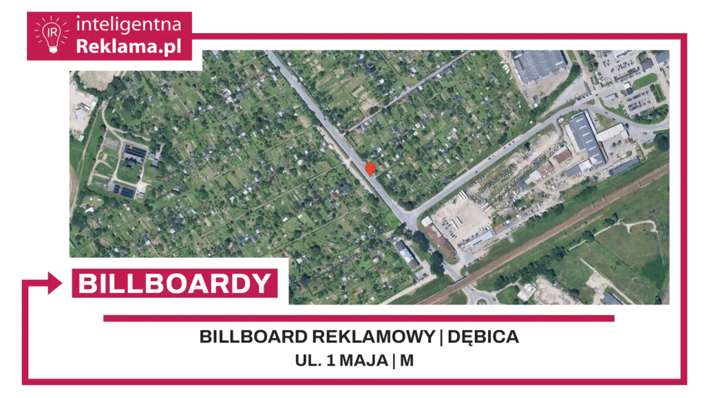 Lokalizacja reklamowa w Dębica przy ul. ul. 1 Maja
