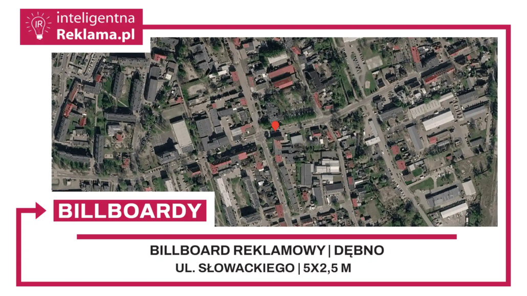 Lokalizacja reklamowa w Dębno przy ul. Słowackiego - powierzchnia 12,5 m²