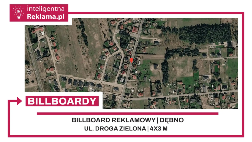 Lokalizacja reklamowa w Dębno przy ul. ul. Droga Zielona - powierzchnia 12 m²